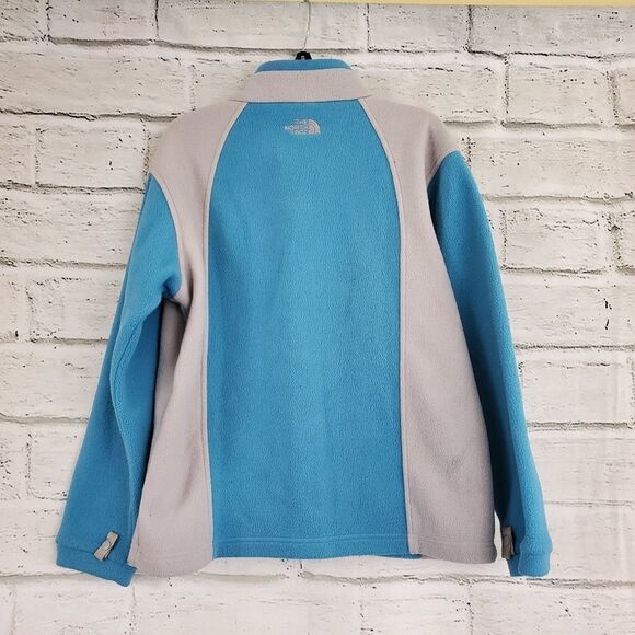 North Face zip up fleece jacket long sleeve girls - Picture 5 of 8